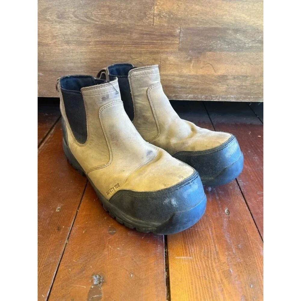 Duluth Safety Toe work boots slip on men’s size 10.5